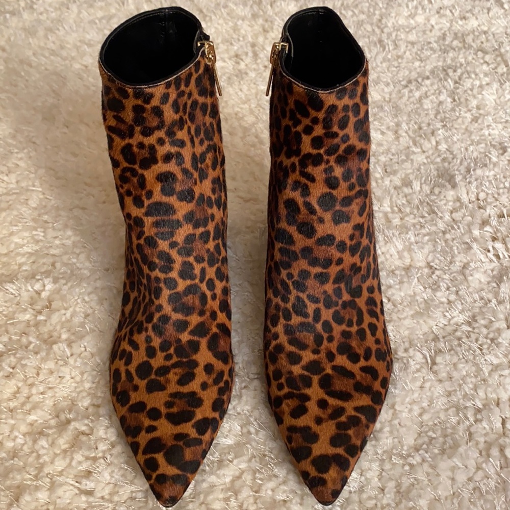 Marc Fisher leopard booties